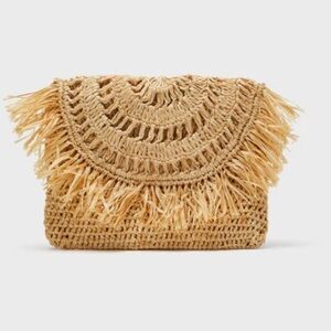 NWT Mar y Sol  Natural Mia Clutch